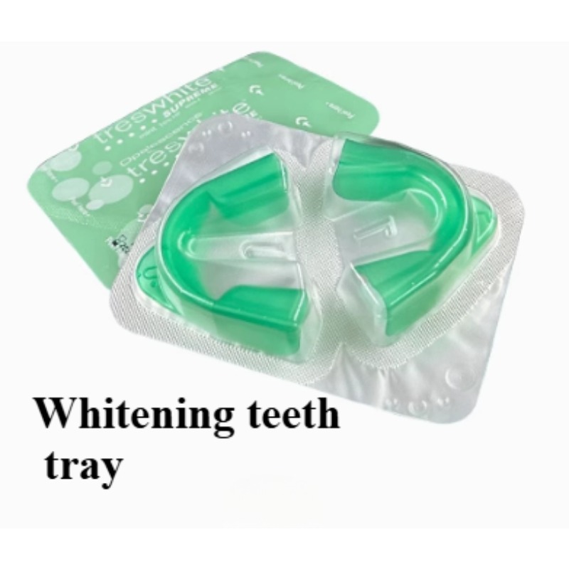 Teeth Whitening With Trays - セット歯ホワイトニングトレイ U 字型クイックフレッシュブレス漂白ホワイトニング敏感な歯ホワイトナー口腔ケア衛生フルーツフレーバー