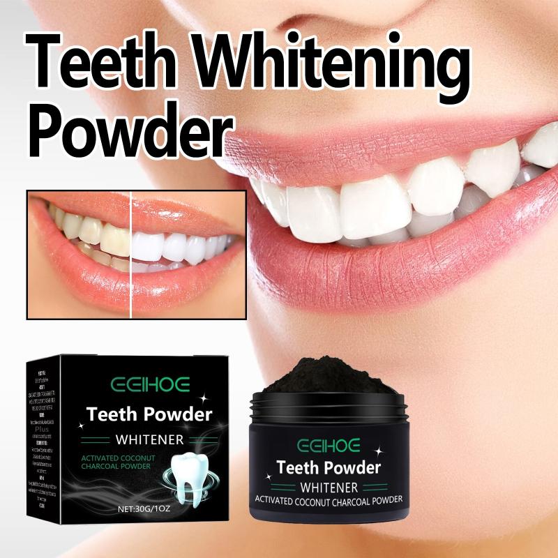 Teeth Whitening With Baking Soda - 歯のホワイトニングパウダー チャコール/重曹歯のホワイトニングパウダー、毎日の使用のための天然ホワイトナー、安全なエナメルケア