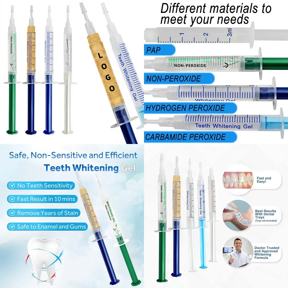 Teeth Whitening Usa - 【CHIMU HOME】認定カスタムロゴ入り過酸化物6% 10% 20%過酸化水素10ml歯のホワイトニングジェル（チェアサイド用）