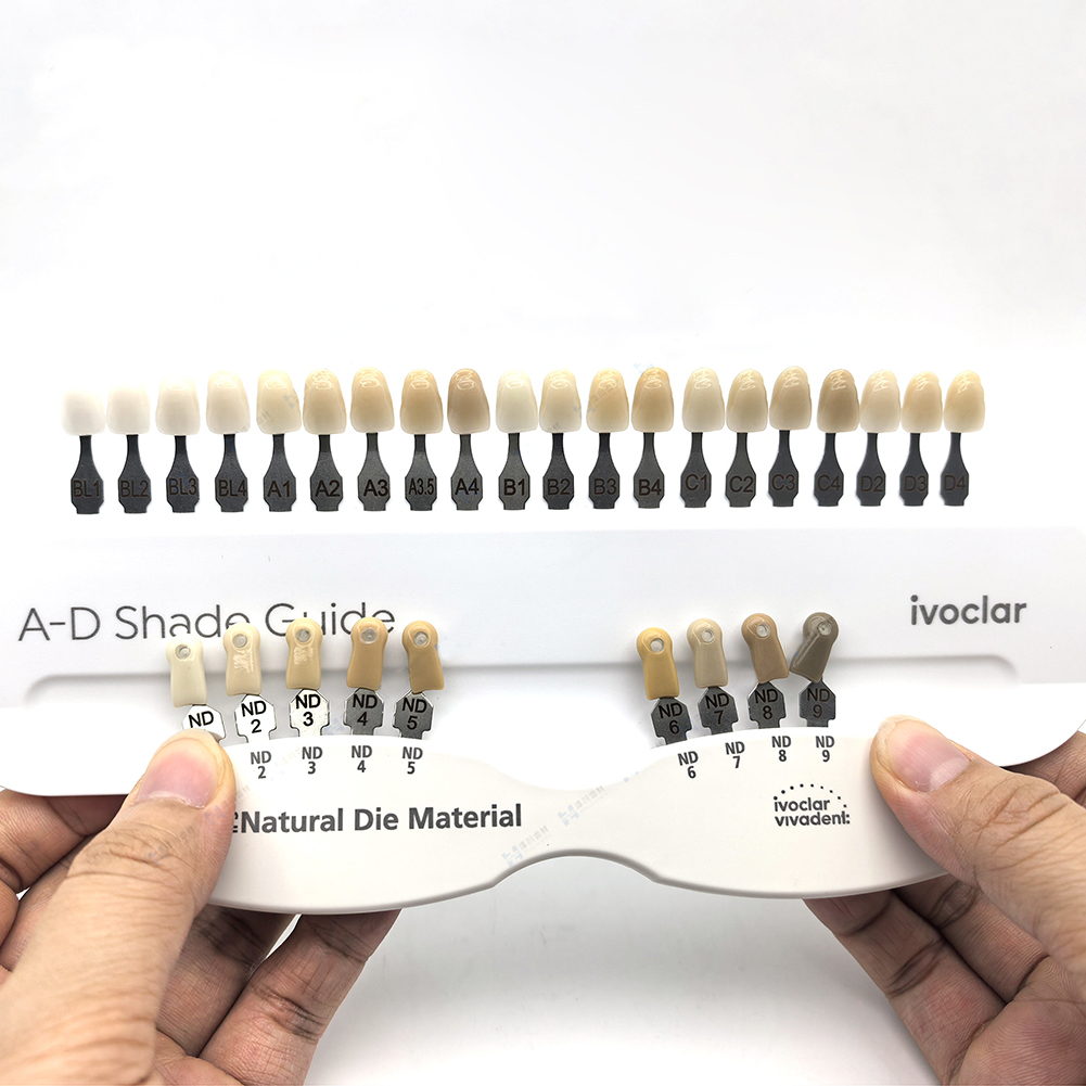 Teeth Whitening With Trays - イボクラ デンタルシェードガイド クラウン修復用ブリーチコンパレーター 磁器プレート 準備済み歯 舌苔板