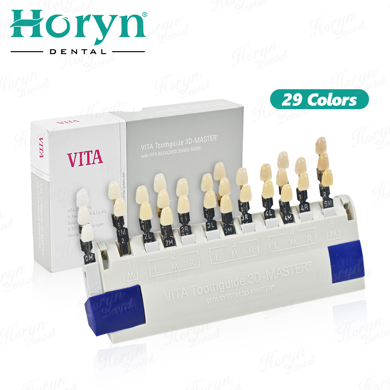 Teeth Whitening With Trays - Vita 3D マスター歯科ラボ漂白シェードガイド 29 色歯のホワイトニング比較歯ガイド歯科クリニック比色プレート