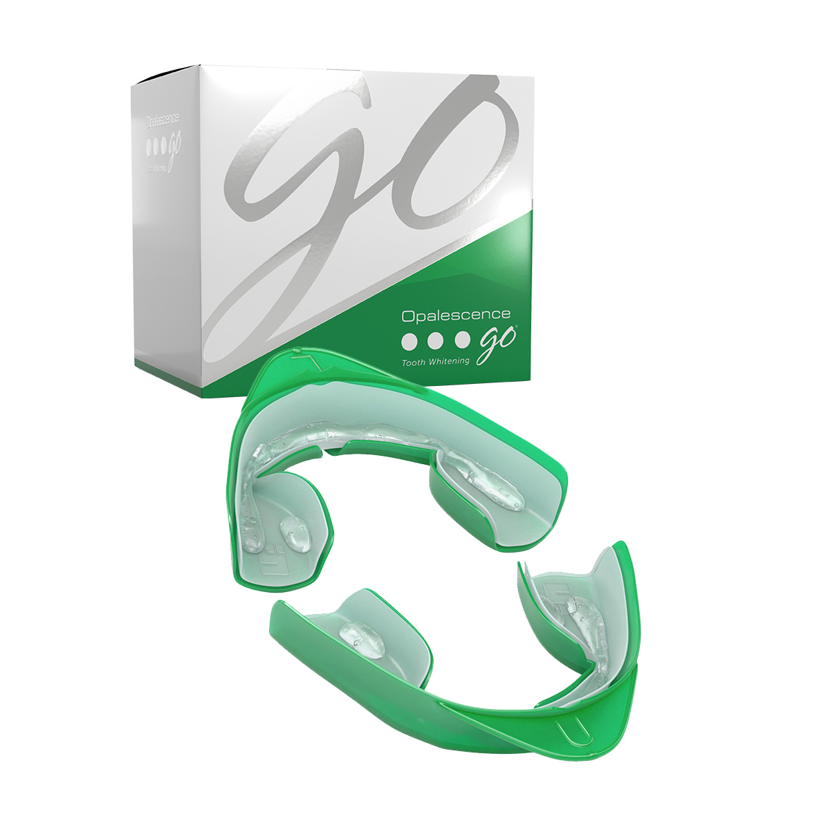 Teeth Whitening With Trays - オリジナルニューウルトレードオパレッセンスゴー歯のホワイトニングパッチ ミントフレーバー 6% デンタルホワイトニングトレイキット 歯のホワイトニング用