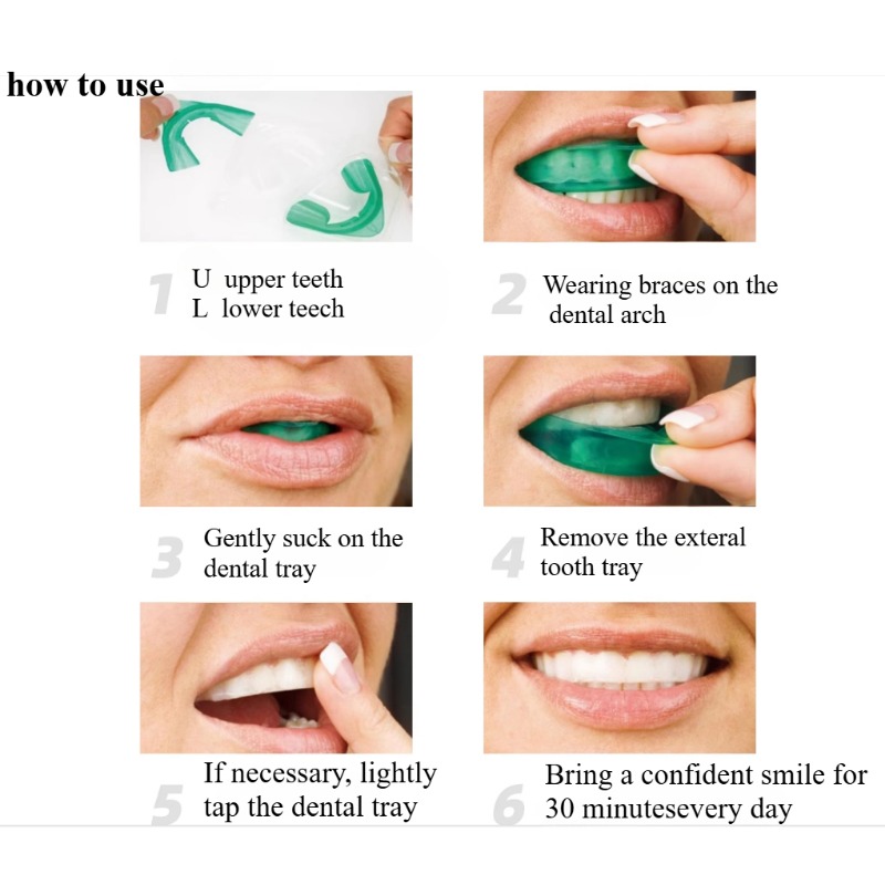 セット歯ホワイトニングトレイ U 字型クイックフレッシュブレ - Teeth Whitening With Trays のレビューと価格