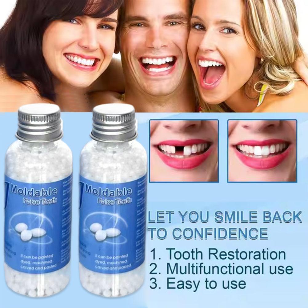 樹脂製一時的な歯の修復 歯の隙間 偽の歯 固形接着剤 義歯接 - Teeth Whitening Professional のレビューと価格