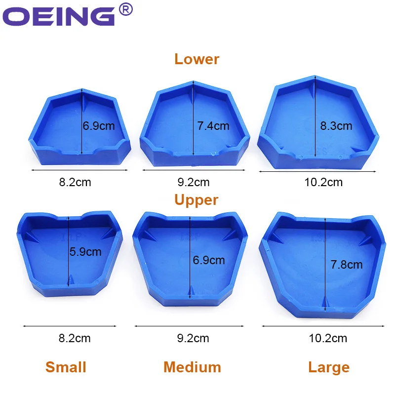 シリコン歯科用インプレッショントレイ,2個,6個,ベースキッ - Teeth Whitening Tray のレビューと価格