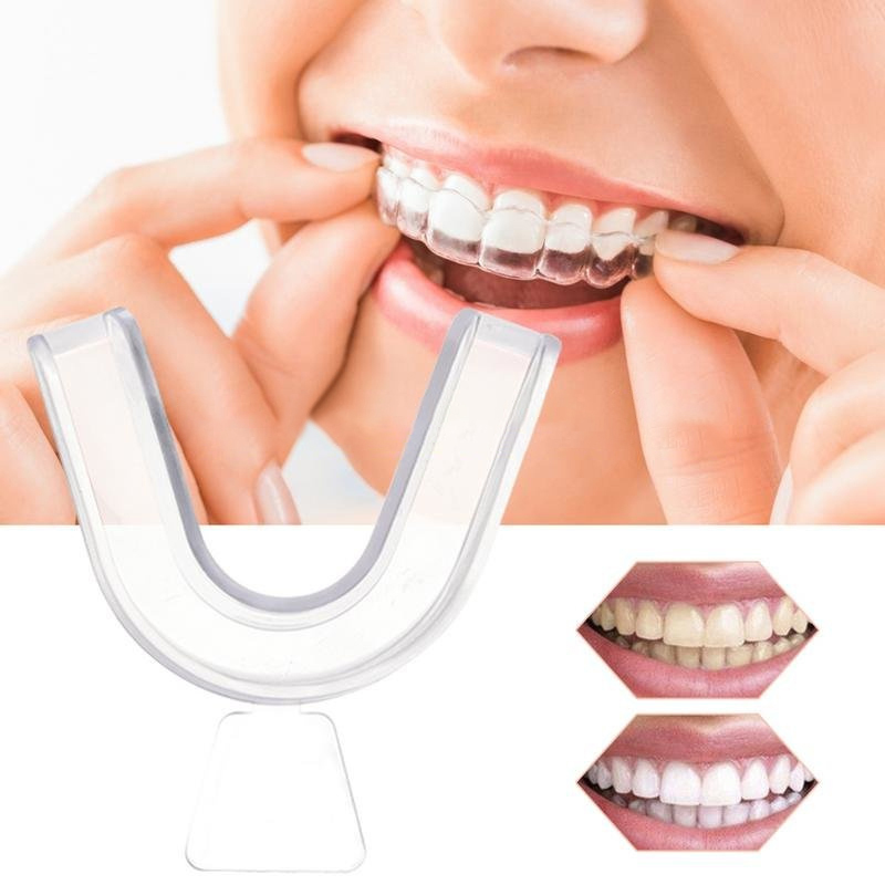 快適フィットシリコンマウスガード、夜用歯ぎしり防止、歯ぎしり - Teeth Whitening With Trays のレビューと価格