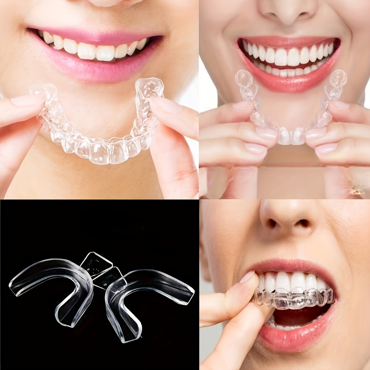 男女兼用歯列矯正シリコン製透明歯科矯正トレイ、ホワイトニング - Teeth Whitening Tray のレビューと価格