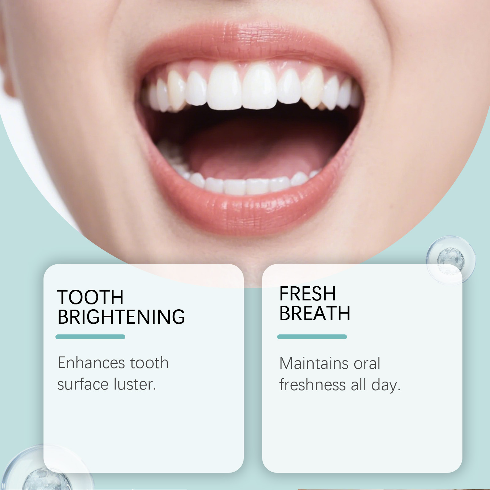 フェイムコ マウスウォッシュタブレット ディープクリーン 歯 - Teeth Whitening Gum のレビューと価格