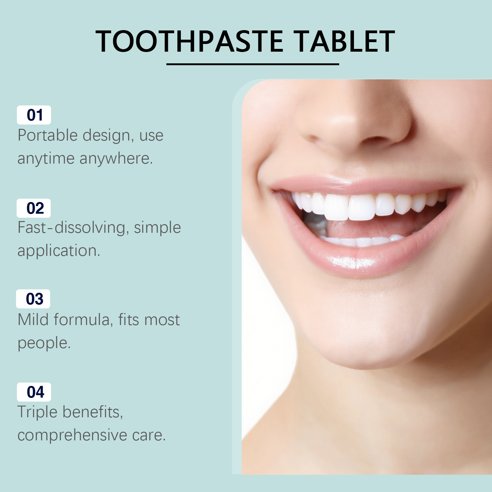 フェイムコ マウスウォッシュタブレット ディープクリーン 歯 - Teeth Whitening Gum のレビューと価格