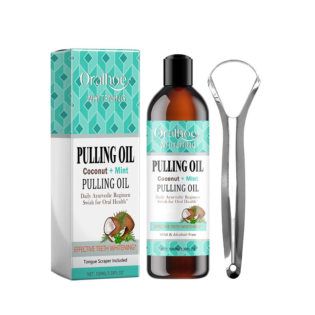 ココナッツミントプルイングオイルマウスウォッシュアルコールフ - Teeth Whitening Oil Pulling のレビューと価格