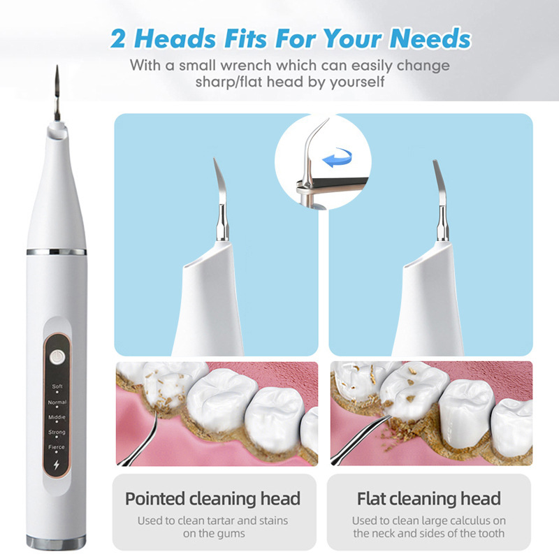 超音波電動歯クリーナー歯科スケーラー 5 モード歯石除去歯の - Teeth Whitening Or Tooth Whitening のレビューと価格