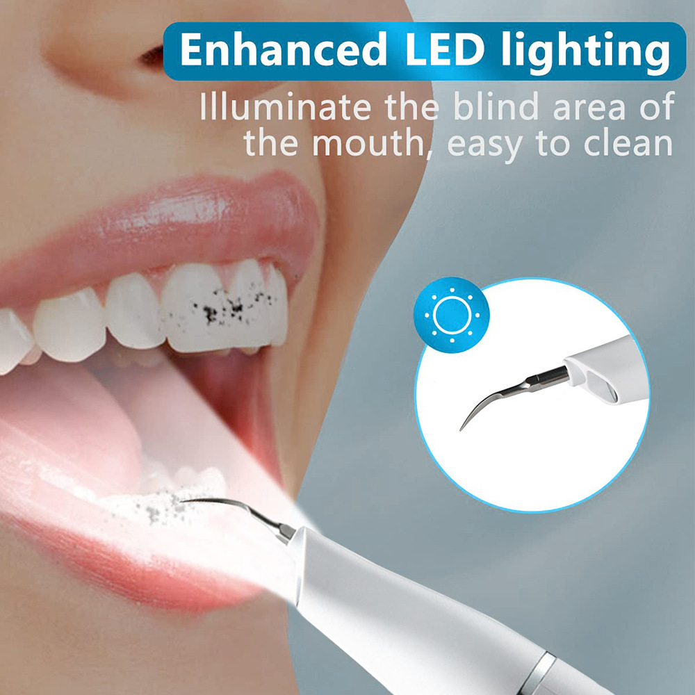 超音波電動歯クリーナー歯科スケーラー 5 モード歯石除去歯の - Teeth Whitening Or Tooth Whitening のレビューと価格