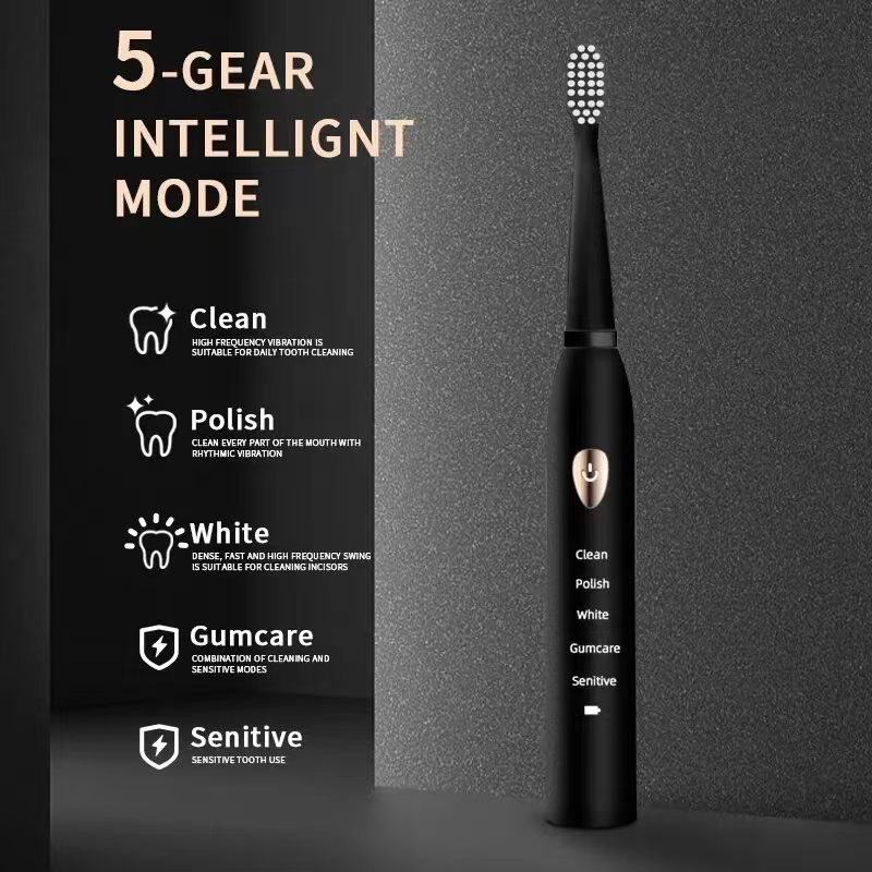 大人用超音波電動歯ブラシ,充電式,洗える,電子ホワイトニング - Teeth Whitening Or Tooth Whitening のレビューと価格