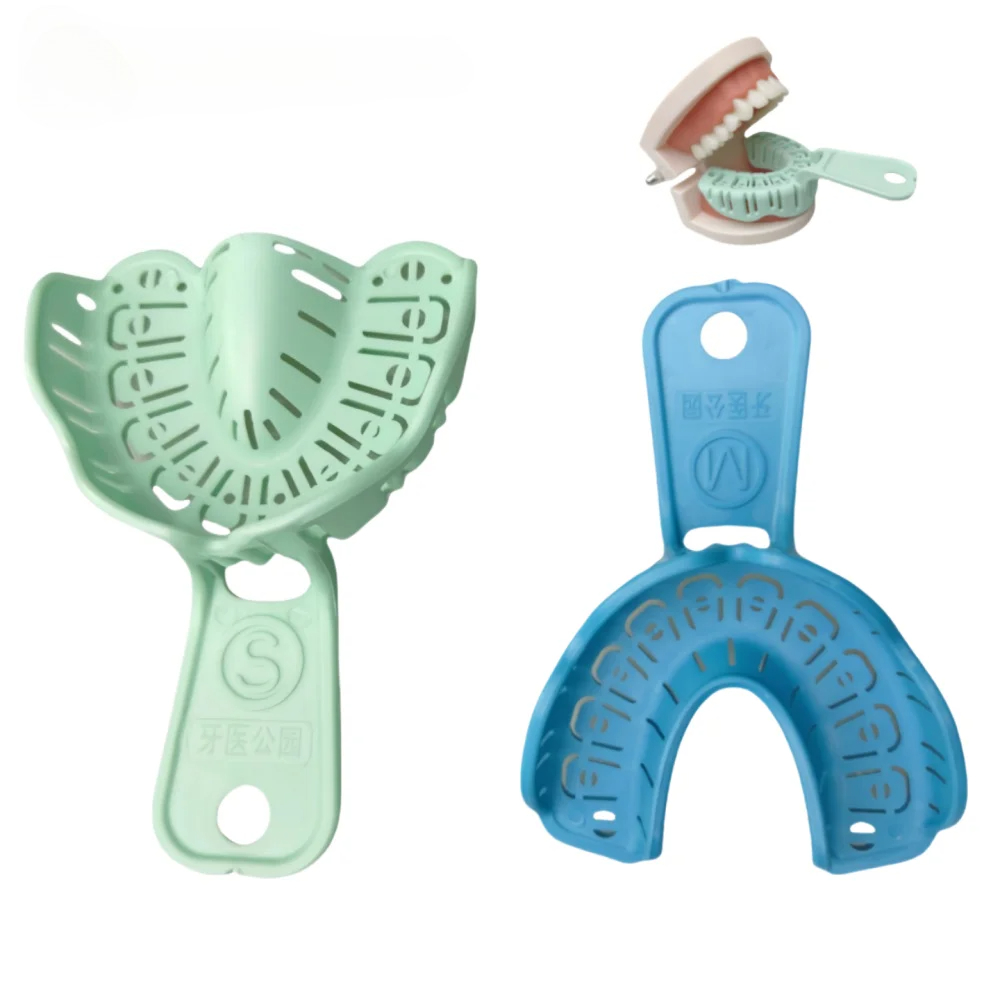 6 ピース/セット歯科印象プラスチックトレイ S/M/L 歯 - Teeth Whitening Tray のレビューと価格