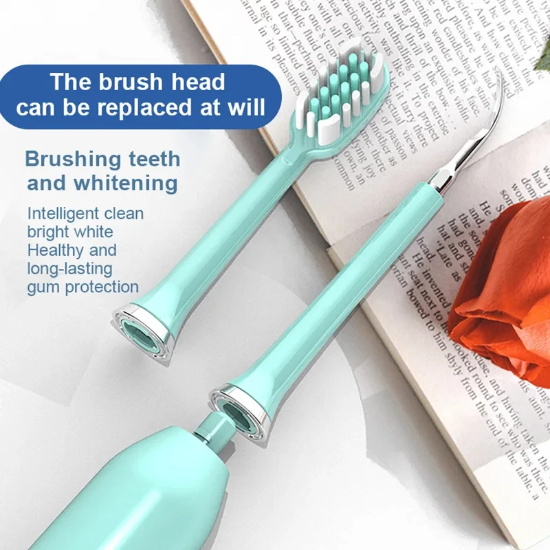 大人用電動ソニック歯ブラシ,ワイヤレス充電,5スピード,US - Teeth Whitening Or Tooth Whitening のレビューと価格