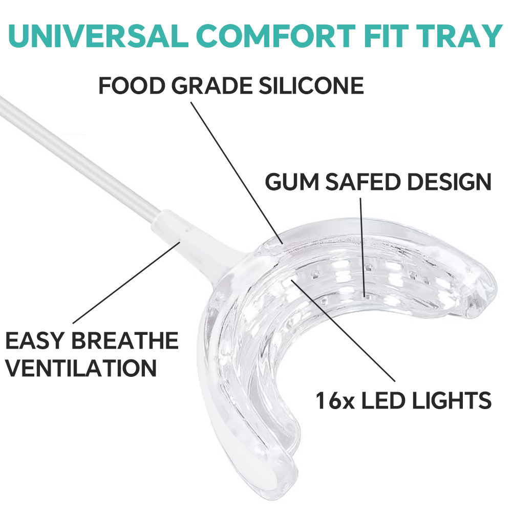 歯のホワイトニング アクセラレーター ライト、16 倍強力な - Teeth Whitening With Trays のレビューと価格