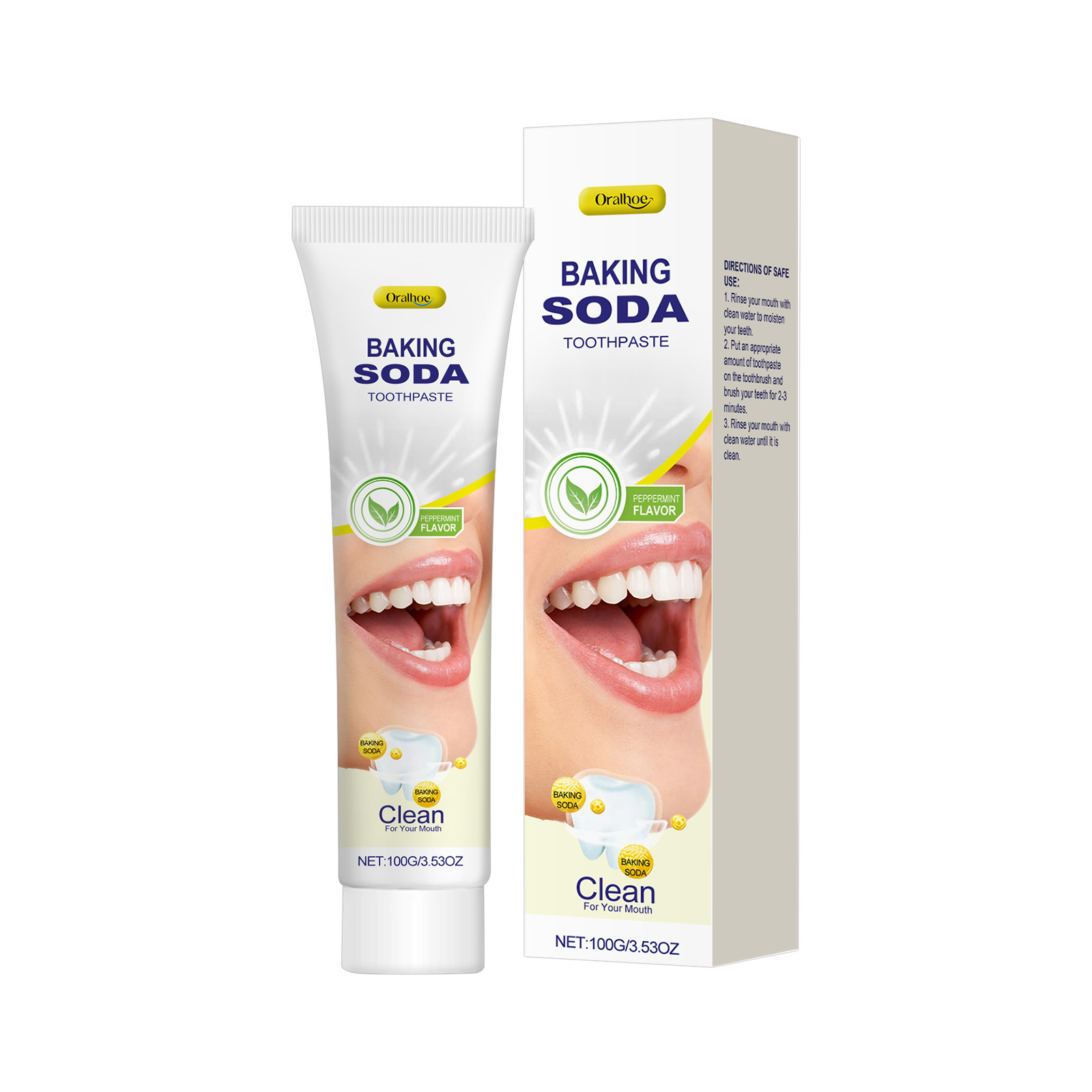重曹歯磨き粉 ディープクリーニング ホワイトニング 歯の汚れ - Teeth Whitening With Baking Soda のレビューと価格
