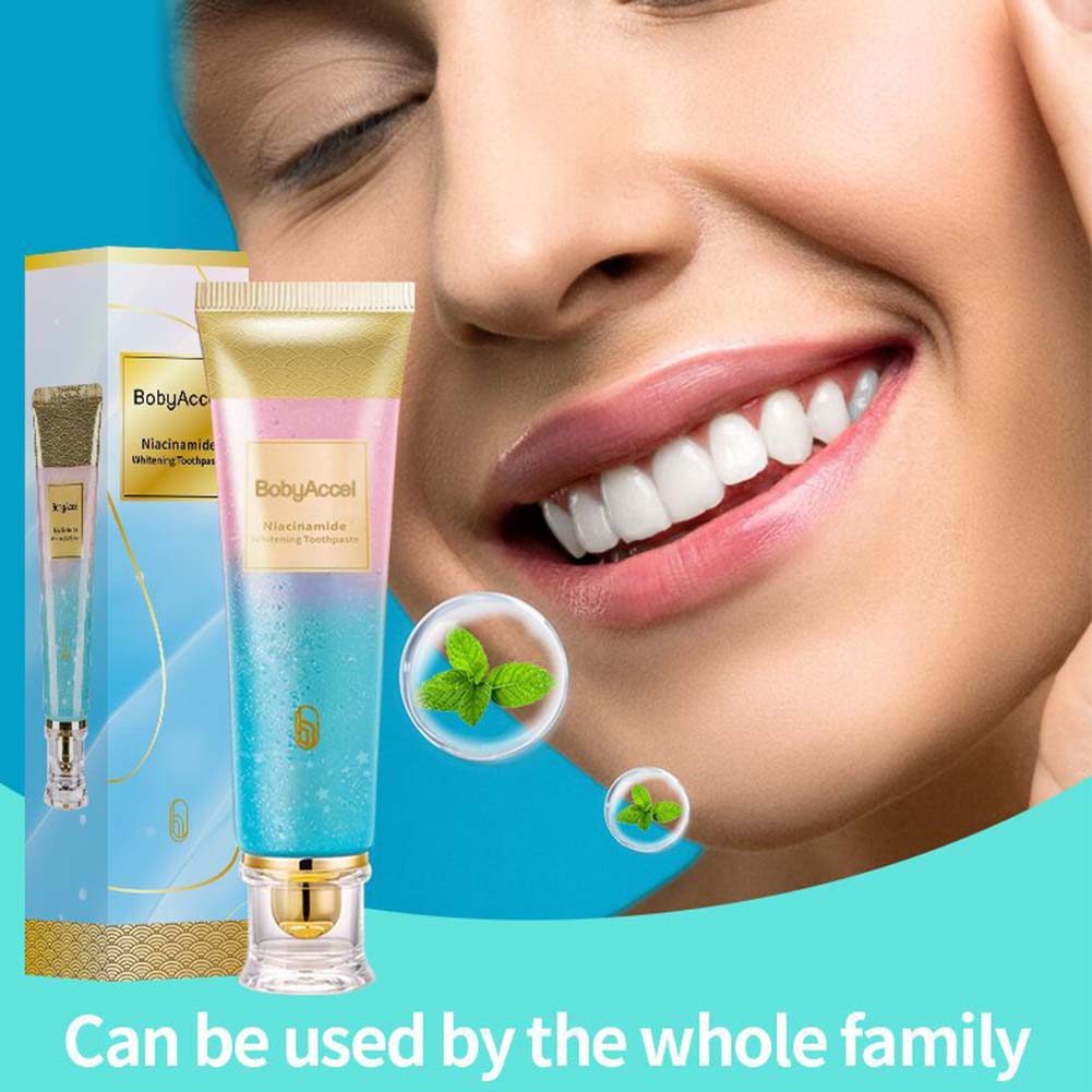 100G ナイアシンアミドホワイトニング歯磨き粉 ブリリアン - Teeth Whitening Gum のレビューと価格