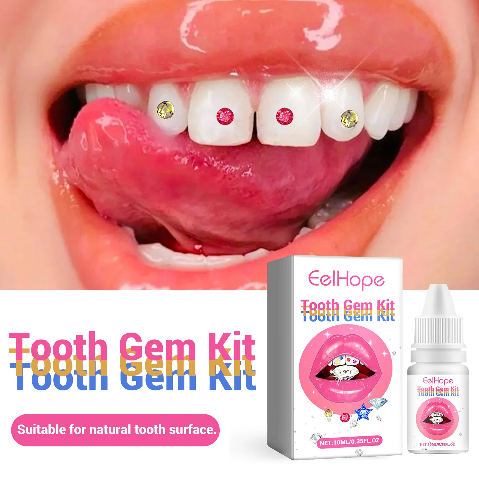 歯用ジュエリーキット DIY クリアプレシャスストーンデコレ - Teeth Whitening Usa のレビューと価格