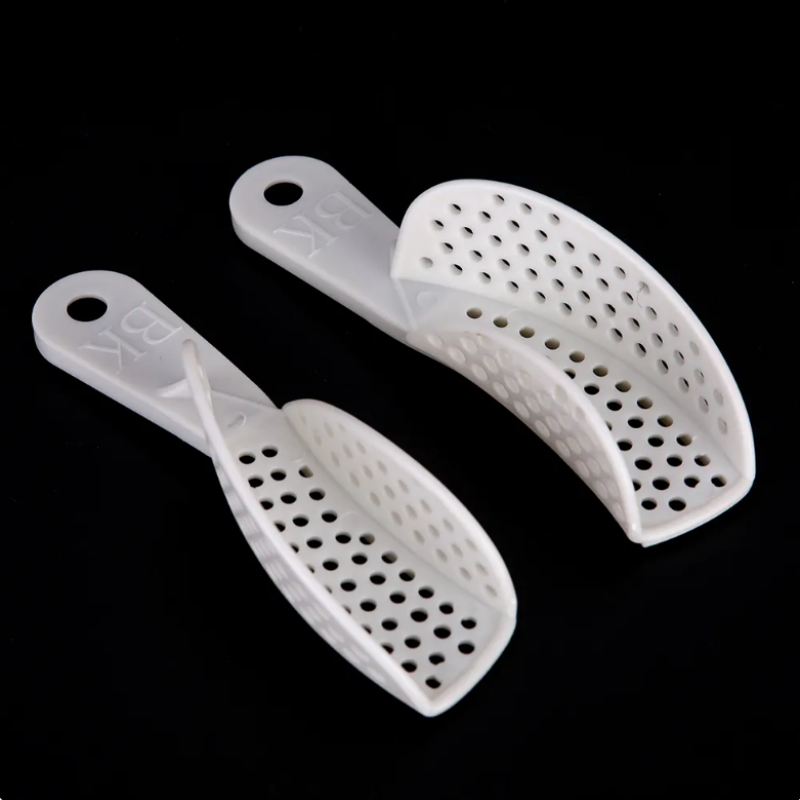 10 個の歯科印象プラスチックトレイ義歯モデルトレイブレース - Teeth Whitening Tray のレビューと価格