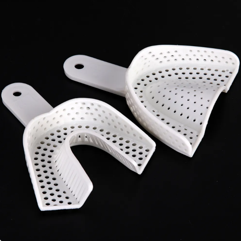 10 個の歯科印象プラスチックトレイ義歯モデルトレイブレース - Teeth Whitening Tray のレビューと価格