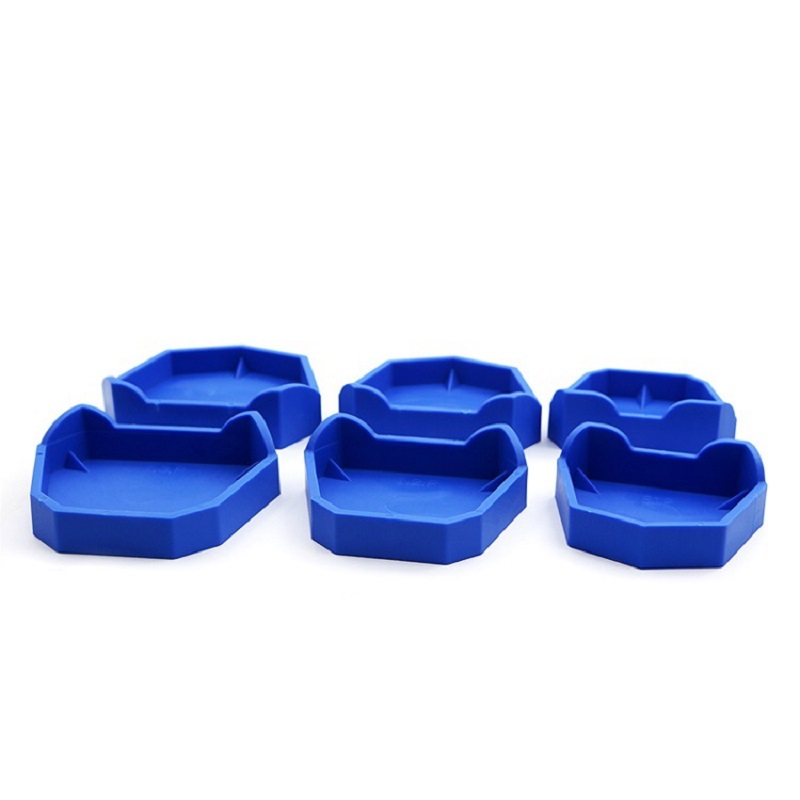 6 ピース/セット歯科モデルベースシリコンゴム石膏モデルベー - Teeth Whitening Tray のレビューと価格