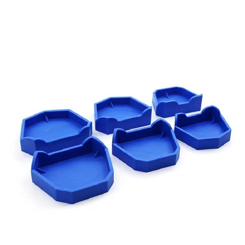 6 ピース/セット歯科モデルベースシリコンゴム石膏モデルベー - Teeth Whitening Tray のレビューと価格