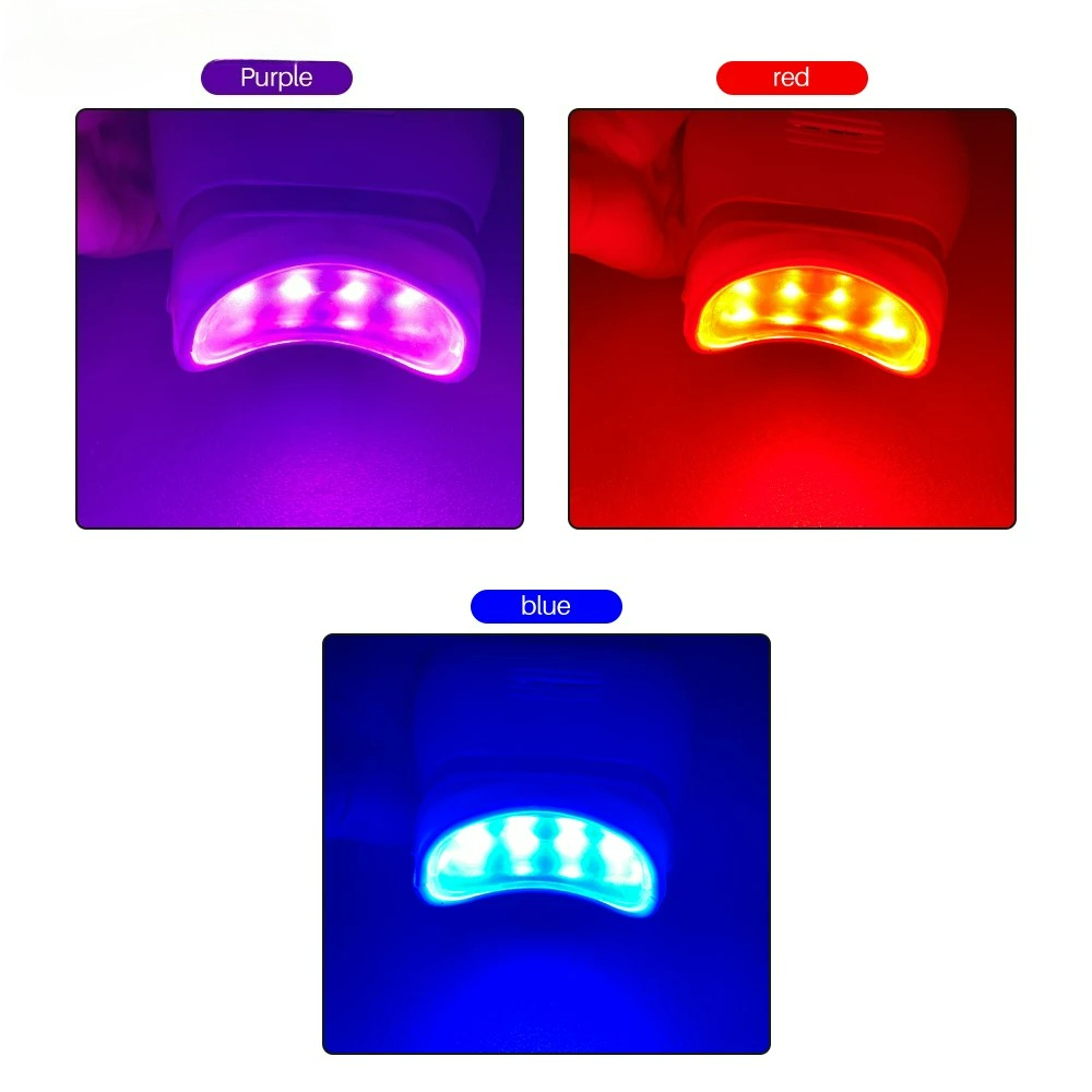 調整可能な3色LED歯のホワイトニング促進器、歯科用コールド - Teeth Whitening Professional のレビューと価格