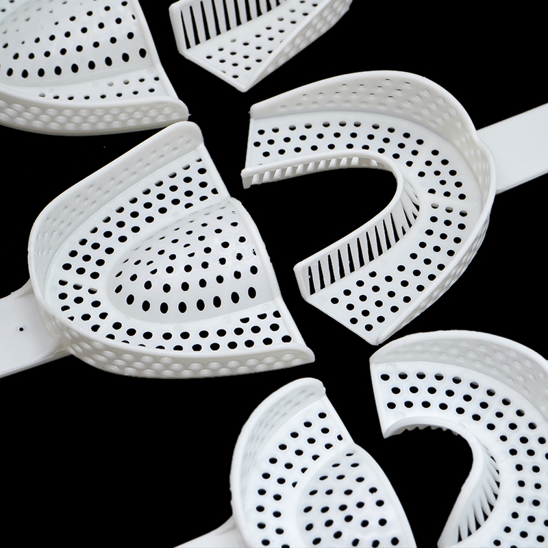 1 ペア使い捨て歯科印象トレイプラスチック歯ホルダー石膏トレ - Teeth Whitening Tray のレビューと価格