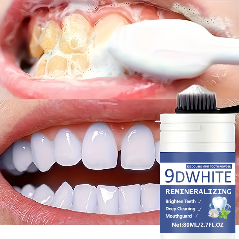 9D パープル歯のホワイトニングパウダー 80ml ディープ - Teeth Whitening Usa のレビューと価格
