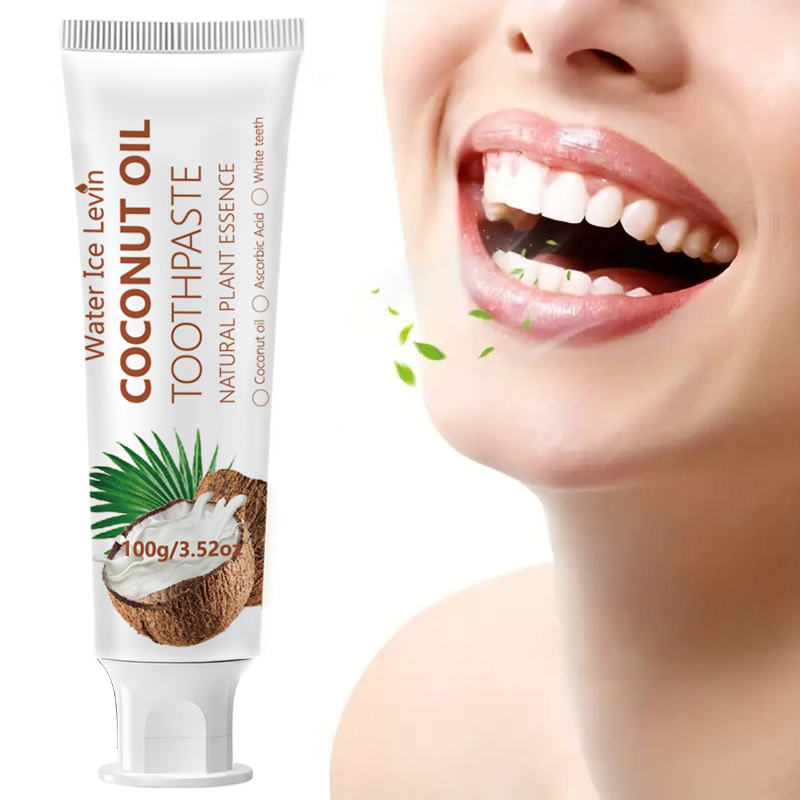 ココナッツオイル歯磨き粉 100g 天然植物エキス配合 歯を - Teeth Whitening Gum のレビューと価格