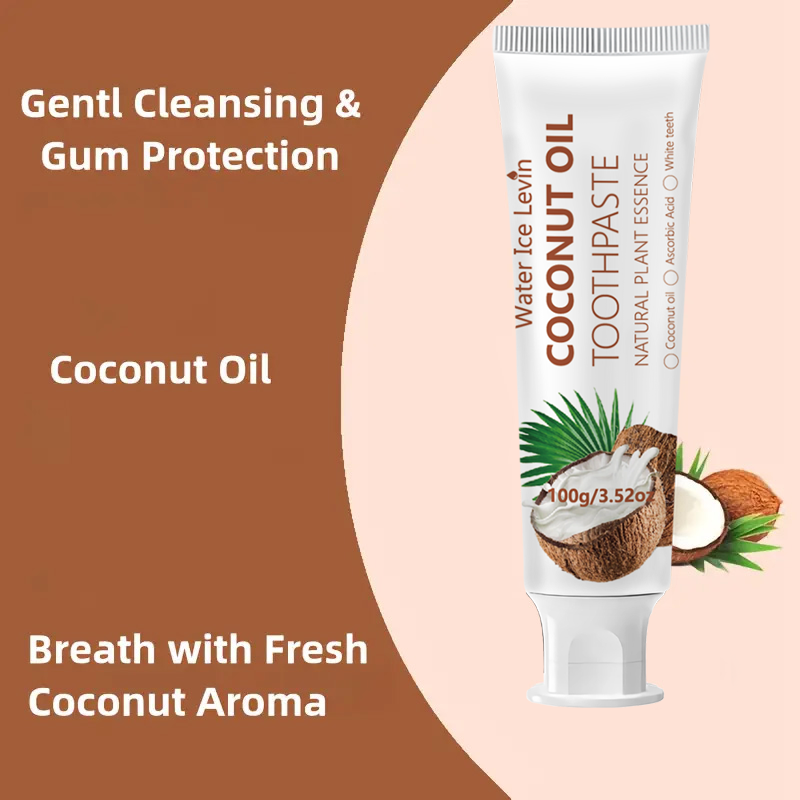 ココナッツオイル歯磨き粉 100g 天然植物エキス配合 歯を - Teeth Whitening Gum のレビューと価格