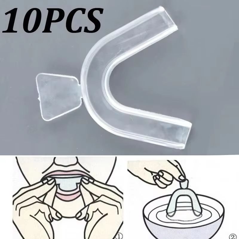 10個入りシリコン製マウスガード、歯のホワイトニングプロテク - Teeth Whitening With Trays のレビューと価格