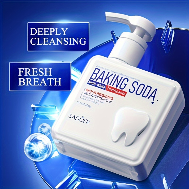 クレンジング重曹プロバイオティックポンプ歯磨き粉、ディープク - Teeth Whitening With Baking Soda のレビューと価格