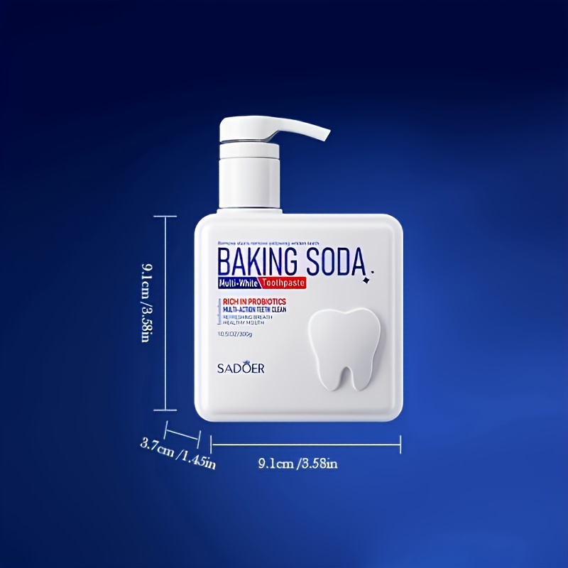 クレンジング重曹プロバイオティックポンプ歯磨き粉、ディープク - Teeth Whitening With Baking Soda のレビューと価格